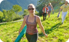 Annie, participant at Soglio Yoga Retreat