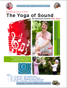 Jody Tull teaches the Yoga of Sound in India